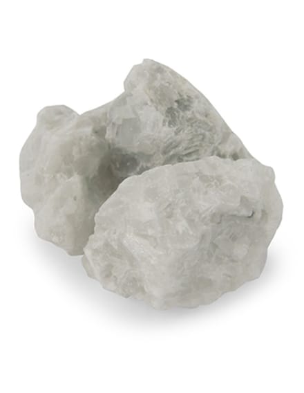 Calciet wit Brazilië 250 gr. ruwe brokjes