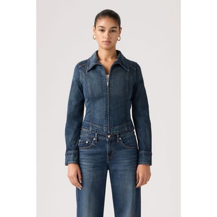 Levi's Stretch Fitted Trucker Jacket Taglia: S | Giacche di jeans Outlet | Donna