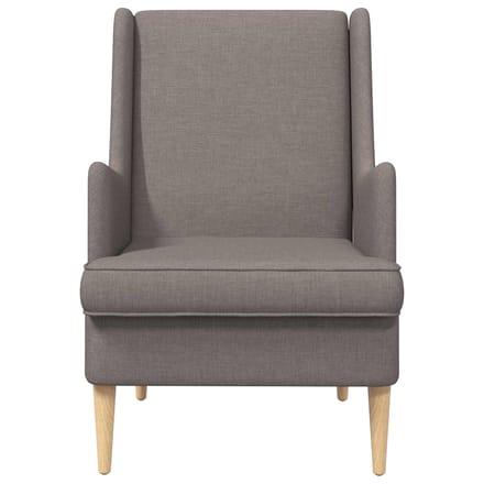 vidaXL - Fauteuil - Taupe - Stof