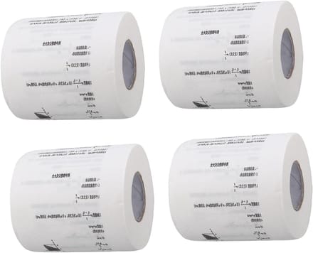 Decoratief Toiletpapier - Formule Papier - Huisdecoratie - Natuurkunde Formules - 4 Rollen - Wit