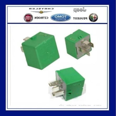 Koelventilator Relais - Auto Onderdeel - Motor Koelen - Perfecte Pasvorm - 3 Aansluitingen - Zilver