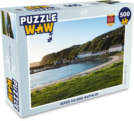 Puzzel Ierse eiland Rathlin - Legpuzzel - Puzzel 500 stukjes