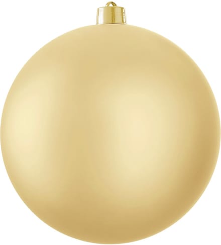 KerstBal onbreekbaar goud mat - d25cm