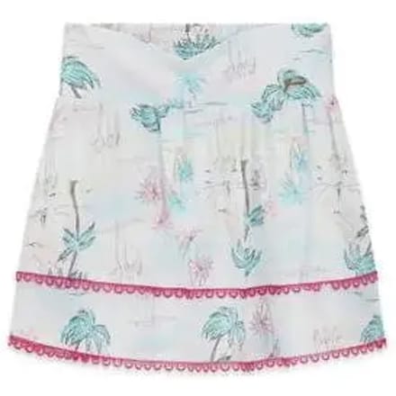 Geruite flare rok voor meisjes Guess