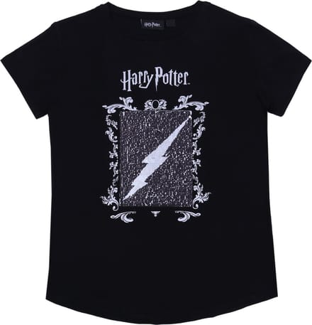 Zwart shirt met pailletten van HARRY POTTER