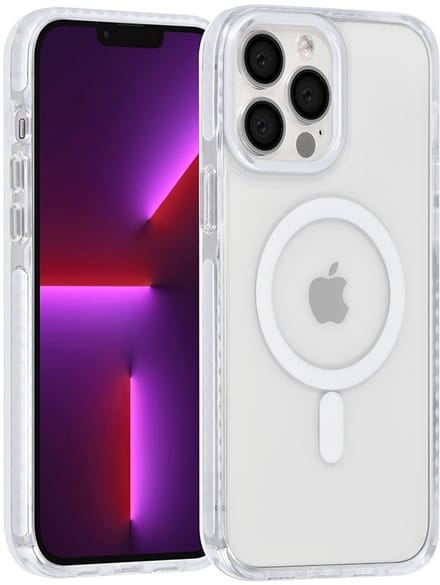 TUNIQ telefoonhoesje voor Apple iPhone 13 Pro Max - MagSafe backcover - Wit