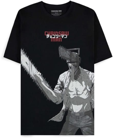 Chainsaw Man - Denji Heren Tshirt - M - Zwart