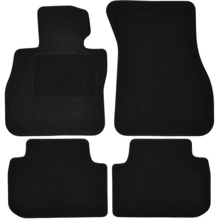 Tapis de sol - BMW - 1 F40 - Velours noir - 4 pièces - Ajustement précis