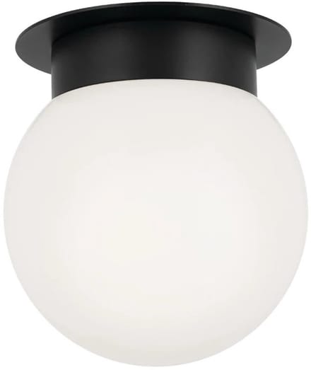 Kichler LED Plafondlamp Albers | 1X E27 Max 40W | Black