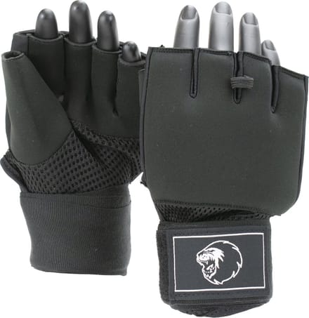 Super Pro Combat Gear Mexican Wrap Binnenhandschoenen Zwart/Wit Medium