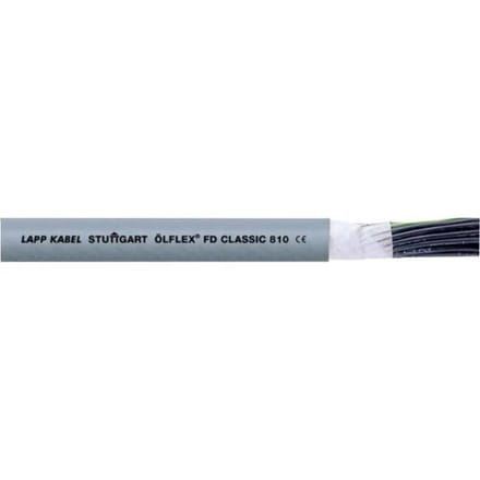 LAPP 26153/100 Geleiderkettingkabel ÖLFLEX® FD CLASSIC 810 7 G 1.5 mm² Grijs 100 m
