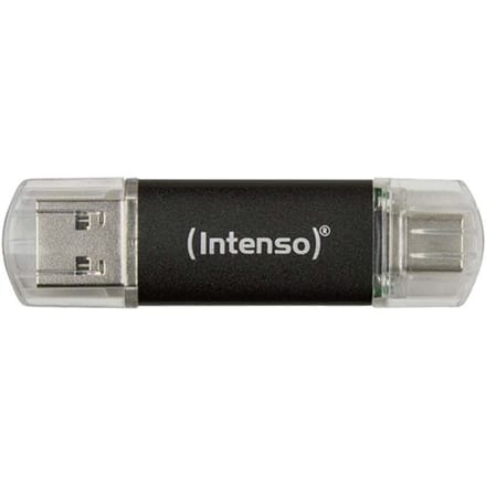 Intenso Twist Line USB-stick 32 GB Antraciet 3539480 USB-A, USB-C, USB-A 3.2 Gen 1