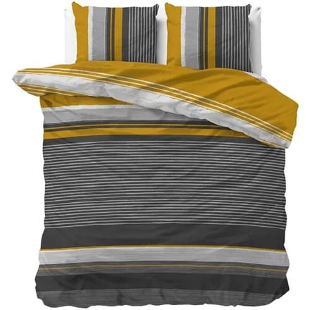 Sleeptime Dekbedovertrek Drake Zwart - Eenpersoons 140 x 200/220 cm + 1 kussensloop