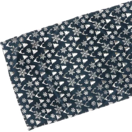 Unique Living | Tafelloper Bernt 45x150cm dark blue