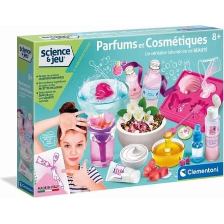 Clementoni - Science &amp; Jeu - Création Parfums &amp; cosmétiques - Fabriqué en Italie