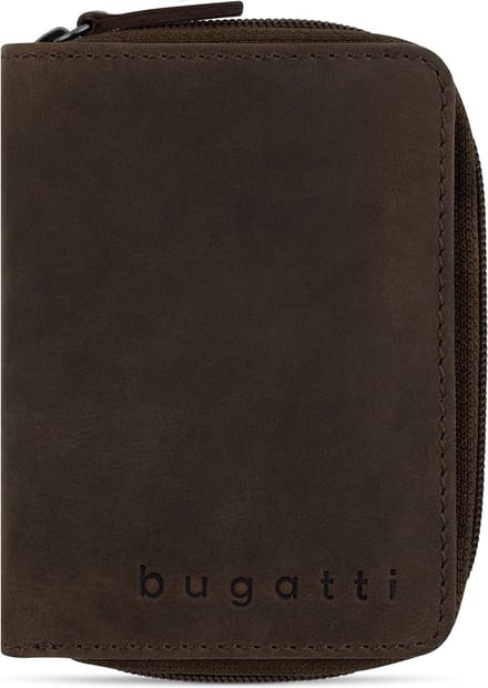 Bugatti Luca Portemonnee Leer 9 cm - Dames - Staand formaat - braun