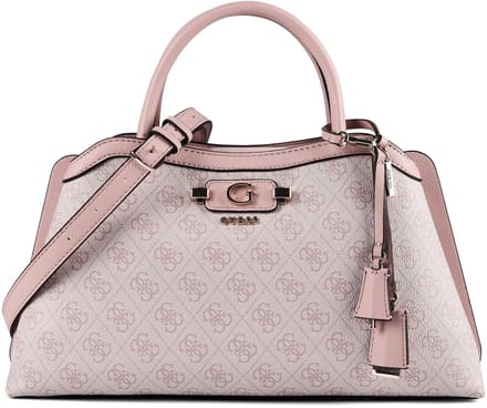 GUESS schoudertas handtas Lindsey Girlfriend Satchel Orchid Logo oud roze