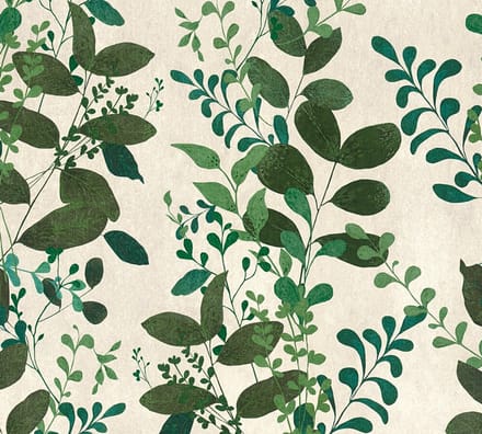 TAKKEN EN BLADEREN BEHANG | Botanisch - Grijs Wit Groen - A.S. Création Pintwalls III