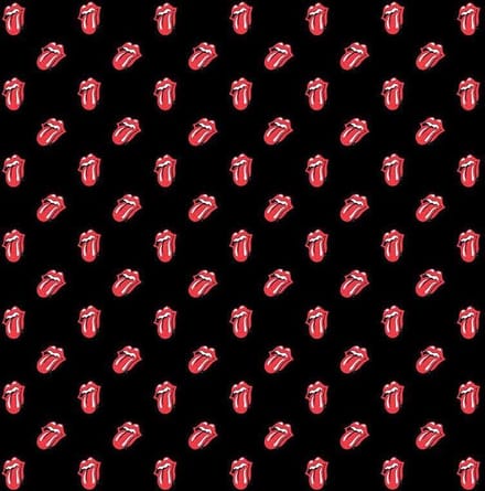 The Rolling Stones - Tongues Bandana - Zwart