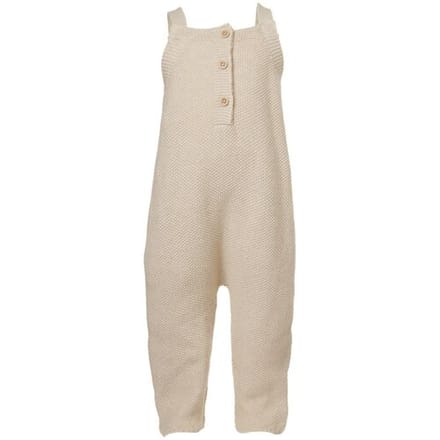 LUPILU Gebreide baby tuinbroek (Beige, 62-68)