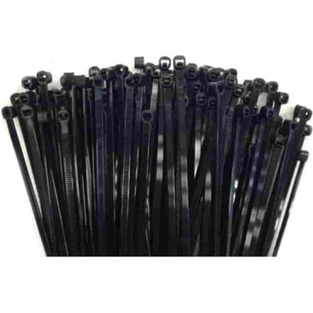 Kabelbinders 4.8 x 368 mm. zwart   zak 100 stuks