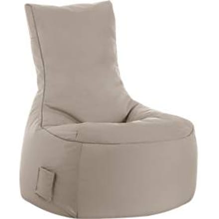 Zitzak swing scuba®, 100% polyester, wasbaar, B 650 x D 900 x H 950 mm, kaki