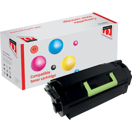 Tonercartridge Quantore alternatief tbv Lexmark 62D2X00 zwart