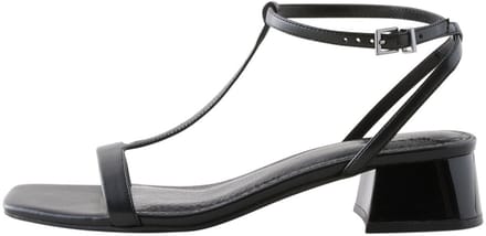 Next - Dames - Forever Comfort® sandalen met bandjes en lage blokhak - Zwart