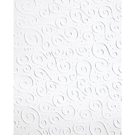 Gepreegd karton Milaan, ca. 50 x 70 cm, 220 g/sqm - Wit