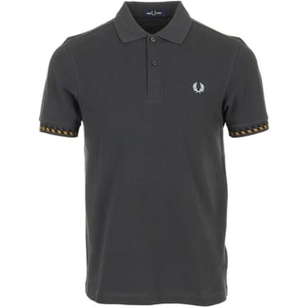 T-shirt Korte Mouw Fred Perry Jacquard Cuff Shirt