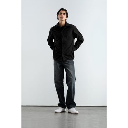 Heren Faux Suède Langdurig Shirt