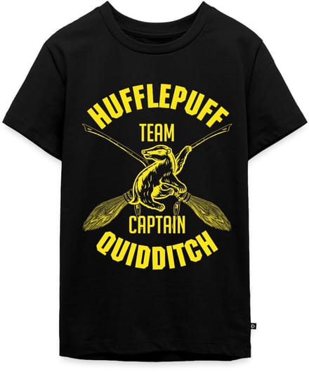 Harry Potter Hufflepuff Team Captain Quidditch Premium T-Shirt Tiener