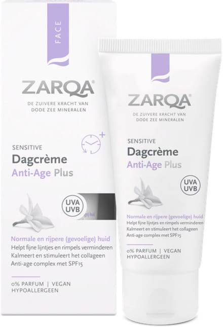 Zarqa Anti-Age Dagcrème Plus - 3 x 50 ml - Voordeelverpakking