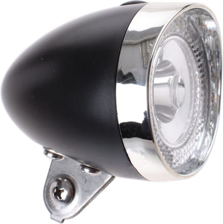 Simson Koplamp voorvork - klassiek design - spatwaterdicht - 4 LUX - zwart