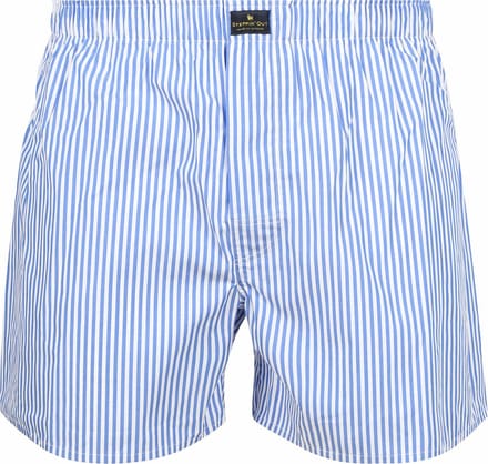 Steppin' Out Boxershort Stripe Blauw - Maat M - Heren