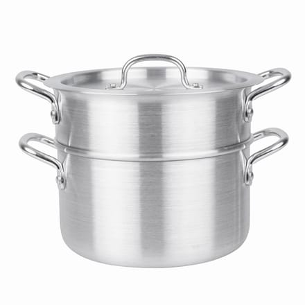 Vogue aluminium pan met au bain marie inzet 4L