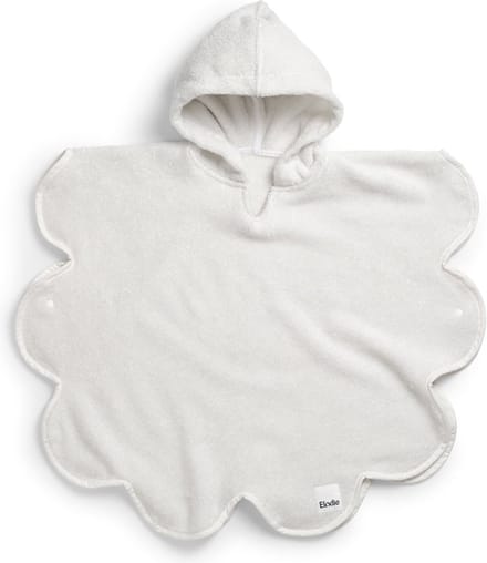 Elodie Badponcho Kinderen - Badponcho - Badcape - Poncho kind - 1-3 jaar - Shell Vanilla White