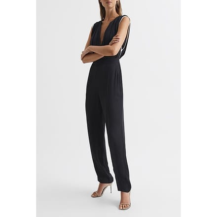 Reiss Celina Jumpsuit — Black Taglia: 4 | Tute Outlet | Donna | Nero