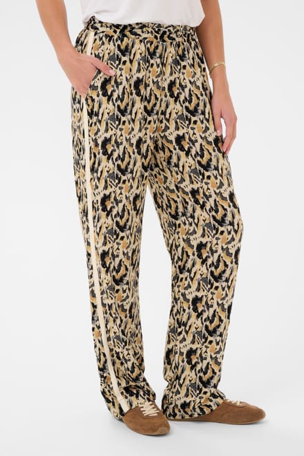 Saint Tropez OsinaSZ Pants Dames Broek - Tannin Blurry Animal