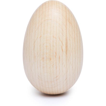 Houten ei, bovenaan geboord, 40 x 60 mm
