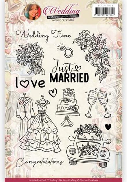 Clear Stamps - Yvonne Creations - Wedding