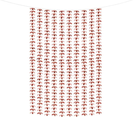 PartyDeco - Bloemen Backdrop Rosé Goud (1m x 2m)