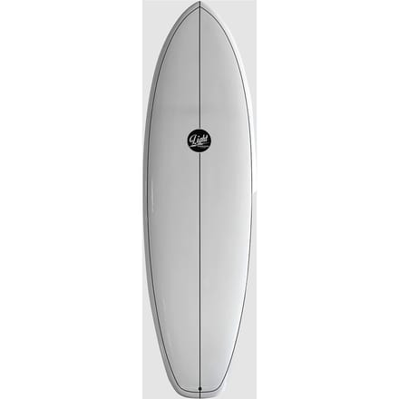 Light Hybrid Plus White - Epoxy - Future 6'2 Surfboard patroon