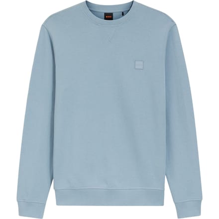 Boss Heren Westart Premium Katoenen Sweatshirt met Crew Hals (Blauw)