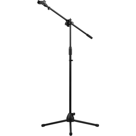 Support de lumière réglable en hauteur 140 cm / 4,6 pieds Support de trépied de sol durable en alliage d'aluminium Kit avec noir