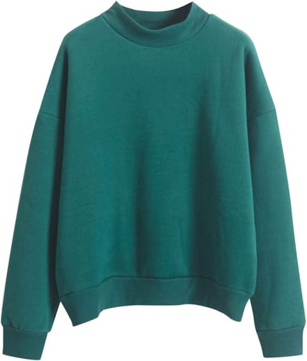 Dames Trui - Pullover Gebreid - Casual Dagelijks - Halve Colkraag - Standaard Pasvorm - Effenn Kleur