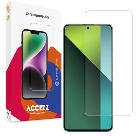 Accezz Screen Protector - Geschikt voor Xiaomi Redmi Note 13 Pro (5G) / Xiaomi Poco X6 - Gehard Glas Screenprotector