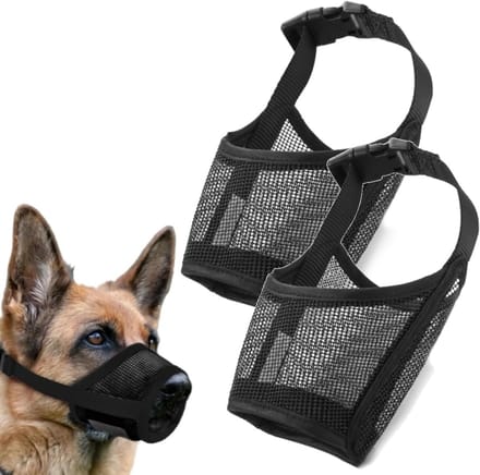 Honden Muilkorven - Veiligheid Mondstuk - Gedrag Correctie - Verstelbare Lus - Maat S