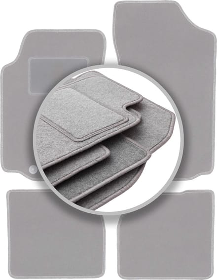 Automatten asgrijs voor: Peugeot 306 cabrio (1993-2001)