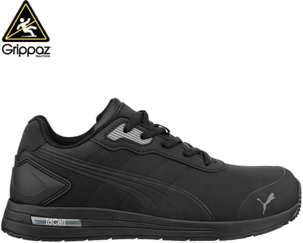 PUMA Safety SR Bounce BLK Low S3S ESD | Maat 41 | Uniseks veiligheidsschoenen | Antislip